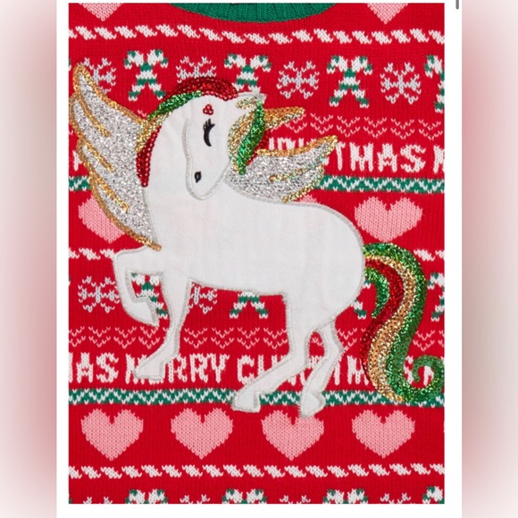 NWT CHRISTMAS SWEATER, Girl’s Sweater - Picture 4 of 6